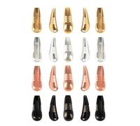 MUUNN 20Pcs Tungsten Javi Beads Assortment for Fly Tying, Hook Size #8~#10 Tungsten Nymph Heavy Bodies Jig Back Beads Kit,L