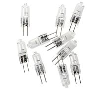 Muuoeou 10 x G4 12V 20W Clear Halogen Capsule Lamp Light Bulbs