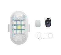 Muuoeou 2.4G Wireless Flash Indicator Anti-Collision Remote Control Signal Light with 9 Lamp Beads, USB Rechargeable