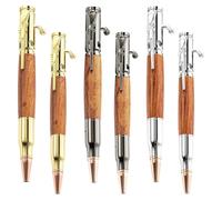 Muuoeou 6 Bolt Action Pens, Woodworking Pen Set, Durableand Easy to Use, Pen Set, Pen Making Kit for DIY Crafting Home