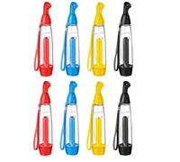 Muuoeou 8 Pcs Summer Mister Sprays Bottle Set Pump Mister Personal Cooling Device Empty Plastic Sprays Bottles Water Refillable