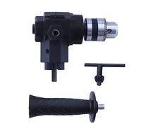 Muuoeou 90 Degree Handle Right Angle Bend Extension Chuck Drill Adapter Tool Accessories