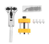 Muuoeou Adjustable Watch Case Removal Mount Three-Claw Open Cover Set Watch Repair Kit