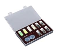 Muuoeou Clock Luminous Fluorescent Powder, Easy Mixing Luminous Powder Kit for Watchmakers for Clock Hands