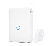 Muuoeou D110 Paper Sticker Wireless Label Printer Pocket Handheld Printer Thermal Price Label Sticker Marker Home Office Use
