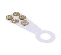 Muuoeou Drum Cymbal Bells Rings Cymbal Bells Accessories Drum Set Cymbal Bells for Drum Cymbal Percussion Instrument C