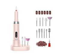 Muuoeou Electric Nail Polisher Drill Bits Professional Nails Grinding Polishing Removal Art Sanding File Pen Manicure Machine,B