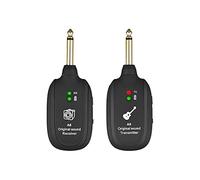 Muuoeou Guitar Wireless System 20Hz-20KHz Acoustic Transmission Rechargeable Transmitter Receiver for Electric Guitar Bass