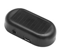 Muuoeou Multifunctional Car Solar Anti-Theft Light Alarm LED Car Sensor Lights 1 PCS Black, Red Light