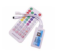 Muuoeou RGB Smart Music Bluetooth Smart Controller SP611E for WS2812B SK6812 WS2811 Addressable LED RGB Tape Strip