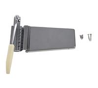 Muuoeou Silver Hollowbody Jazz Guitar Tremolo Bridge Tailpiece For Lp Parts