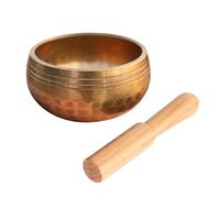 Muuoeou Tibetan Singing Bowls Set Sound Bowl Copper for Yoga, Mindfulness, Healing & Chakra Balancing