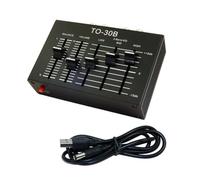 Muuoeou To-30B DC5V Stereo Audio EQ High Medium and Low Three-Band Balanced Preamplifier Audio Balance Volume Control