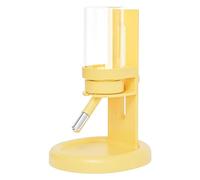 Muuookka Adjustable Stand-Guinea Pig Water Bottle with No Drip Mechanism, Leak-Proof Small Animal Water Dispenser for Hamsters Yellow