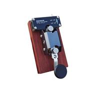 Muuookka CW Morse Code Practice Key Sound Light Beater Functionality Simulated Radio FM Telegram Transmission Device