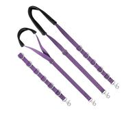 Muuookka Dog Grooming Belly Strap with Clamp Loop, for Table Arm Extender Dog Grooming Loops Bathing Restraint Leash Purpler