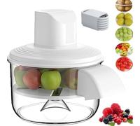 Muuookka Electric Peeler, Automatic Grape Garlic Peeler Machine, Fruit and Vegetable Skin Remover for Home Kitchen Use White