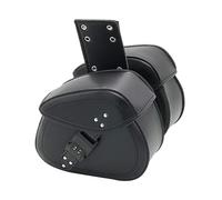 Muuookka for Motorbike Cruiser Motorcycle Saddlebags Universal Password Lock Side Tool Storage Saddle Bag Large Capacity Pouch