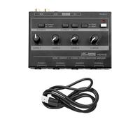 Muuookka Headphone Amplifier Headphone Signal Splitter Supports 8 Channels 4-Channel Amplifier Splitter