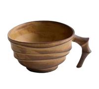 Muuookka High-End Japanese Coffee Cup Ceramic Mug Exquisite Vintage Style Breakfast Milk Container Brown