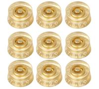 Muuookka LP Style Electric Guitar Parts 9Pcs Control Knobs Speed Volume Tone Control Knob Guitar Accessories