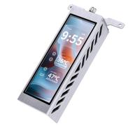 Muuookka Memory Cooler with 4.6Inch USB Secondary Screen Computer CPU GPU RAM Monitor Custom Screen Display Metal Case Silver