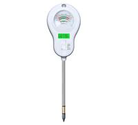 Muuookka Multi-Function Soil Tester 6in1 Temperature/PH Humidity/Moisture Sunlight/Fertility Meter for Soil Analysis