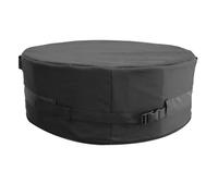 Muuookka Outdoor for In-Ground Fire Pit Cover Round 46-51 for Inch,600D Waterproof Weather- Polyester Material