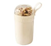 Muuookka Portable Leak-Proof Breakfast Cup 320ml/520ml with Spoon for Cereal, for Yogurt,Salad 520ml