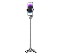 Muuookka Portable Remote Control Foldable Magnetic Phone Holder Multi-Function Selfie Stick, DSLR-Style Rotation Tripod