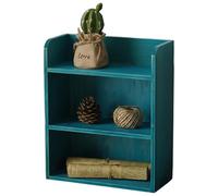 Muuookka Real Wood Kitchen Desktop Cup Storage Box Wooden Office Supplies Display Cabinet Mugs Retro Organizers Rectangular Ape A