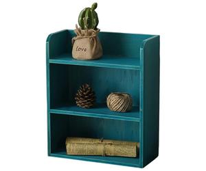 Muuookka Real Wood Kitchen Desktop Cup Storage Box Wooden Office Supplies Display Cabinet Mugs Retro Organizers Rectangular Ape A