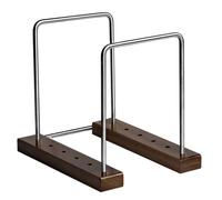 Muuookka Retro Vinyl Record Holder Adjustable Portable Stand for Albums- Space-Saving Design Display