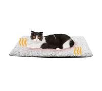 Muuookka Self Warming Cat Bed 28.74x 18.9 Inch Extra Warm Thermal Pet Pad Non-Slip Bottom Non Electric Washable for Indoor Outdoor Pets C