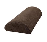 Muuookka Sleeping Rest Recliner Foot Pillow Cushion High Resilience Memory Foam Bolster Multipurpose Half Roll Leg Pillow Brown
