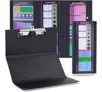 Muuookka Sturdy Foldable Clipboards- Nursing Clipboard 2-Pack Thick Design for with for Students, CNA Hospital Duty Pen Holder& Ruler