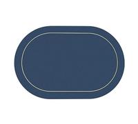 Muuookka Table Leather Placemats Set of 1pcs,Washable for Dining,Heat- Non-Slip Insulation Waterproof Place Mats Blue