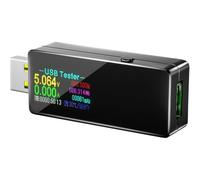 Muuookka USB 3.0 Tester,Voltage Monitoring, DC 5.1A/30V/150W Power Meter, Test Charger Speed, Cables, Power Bank Capacity