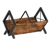 Muuookka Vinyl Record Holder 80-100LP, Wooden and Metal Design- Quick Assembly Storage Rack Display Organizer