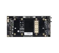 Muuookka X16 SlimSAS to SXM2 Adapter V100 SXM2 Single-Slot Straight-Through Baseboard 8654 Interface for External Graphics Card