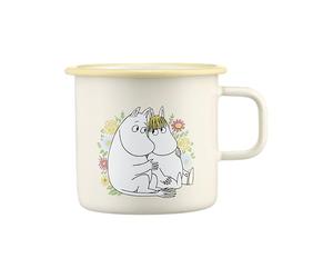 Muurla 5.5dl Flowers Moomin Enamel Mug Finland