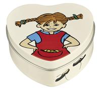 Muurla - Be More Pippi Tin Jar - White
