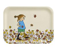Muurla - Be More Pippi Tray 20x27 cm - Off-White