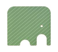 Muurla Elephant Chop & Serve cutting board S Green