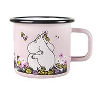 Muurla Moomin enamel mug hugs 37 cl Rosa