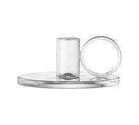 Muurla Loop candle holder Ø11 cm Clear