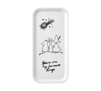 Muurla Moomin 80 tray 13x27 cm White