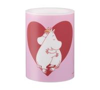 Muurla Moomin block candle LED 10 cm Heart