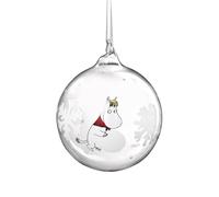 Muurla MOOMIN | Christmas | Glass Bauble | Snowflake | ⌀ 9 cm