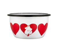 Muurla Moomin enamel bowl 60 cl Heart